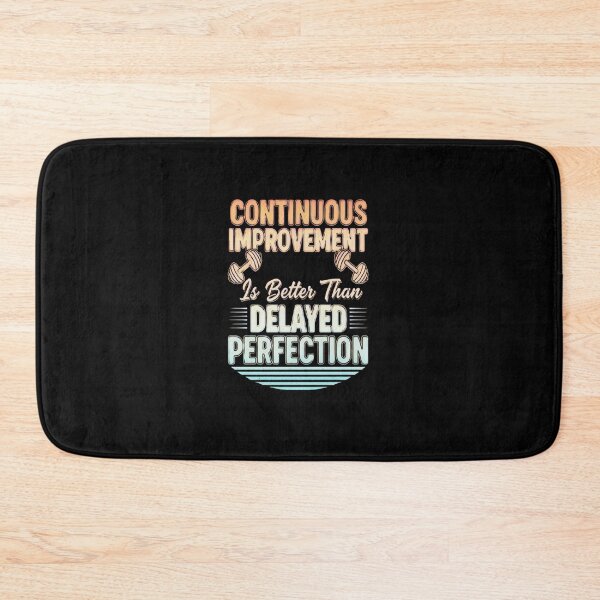 Item preview, Continuous Improvement Gym Quote – Fitness Typography #8 designed and sold by creativerooney.