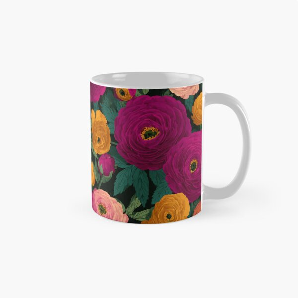Item preview, Elegant Flourishing Ranunculus Pattern For Seasonal Decor designed and sold by RoyalStarsPatts.