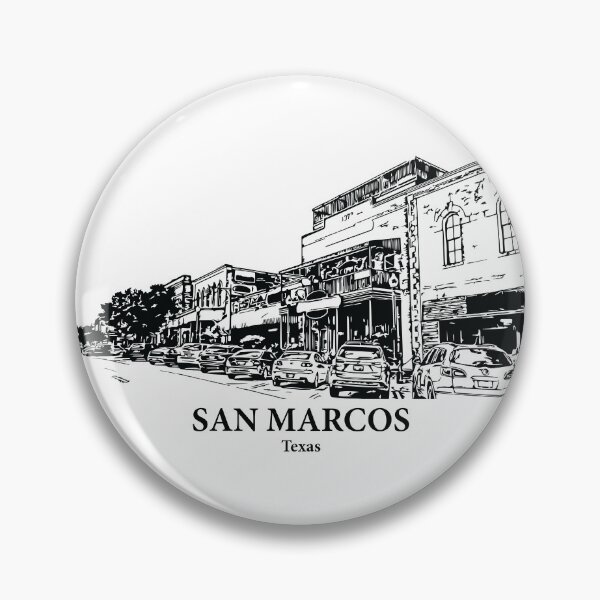 Artikelvorschau, San Marcos - Texas entworfen und verkauft von Lakeric Cityscapes.