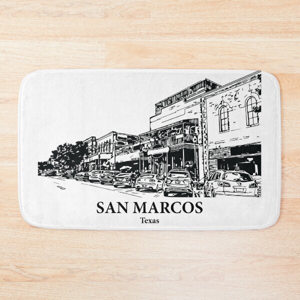 Item preview, San Marcos - Texas designed and sold by Lakeric Cityscapes.