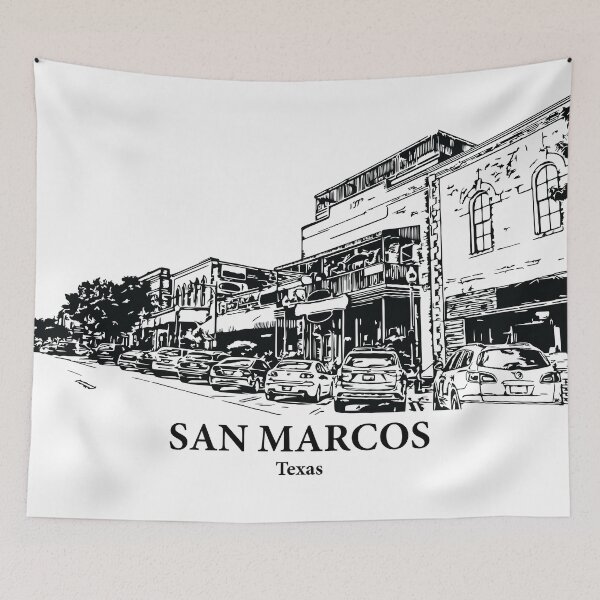 Item preview, San Marcos - Texas designed and sold by Lakeric Cityscapes.