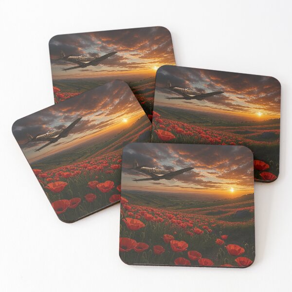 Item preview, Spitfire Poppy Field Tribute designed and sold by Airpower Art.