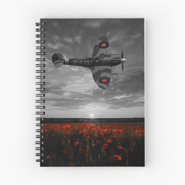 Item preview, Supermarine Spitfire Poppy Sunset designed and sold by Airpower Art.