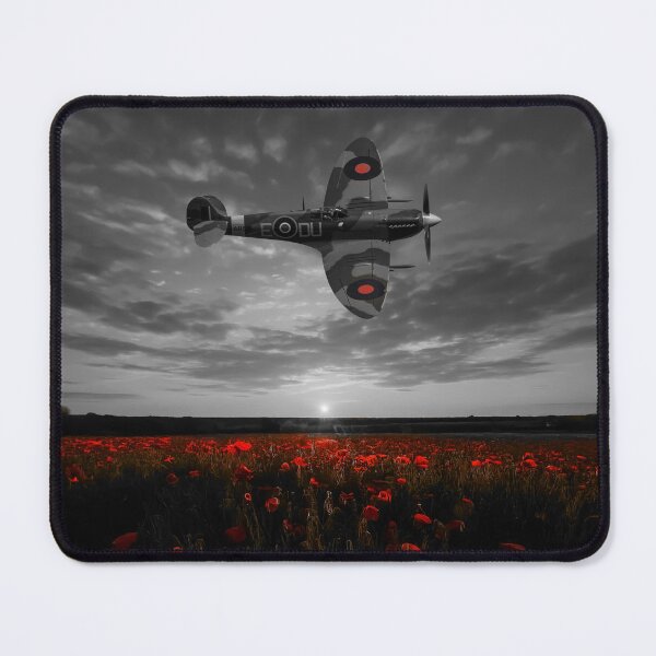 Item preview, Supermarine Spitfire Poppy Sunset designed and sold by Airpower Art.