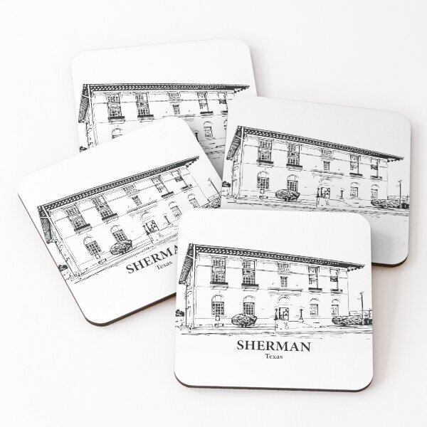 Item preview, Sherman - Texas designed and sold by Lakeric Cityscapes.