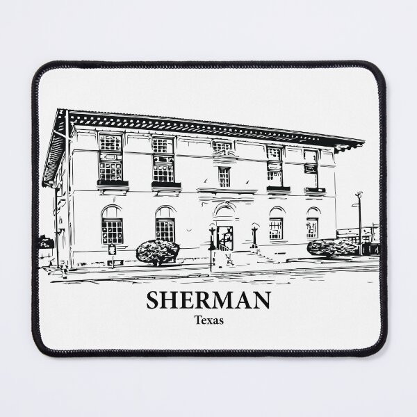 Item preview, Sherman - Texas designed and sold by Lakeric Cityscapes.