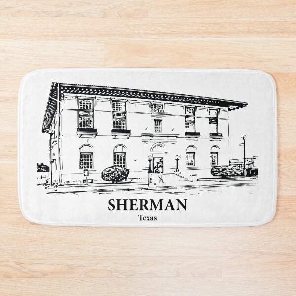 Item preview, Sherman - Texas designed and sold by Lakeric Cityscapes.