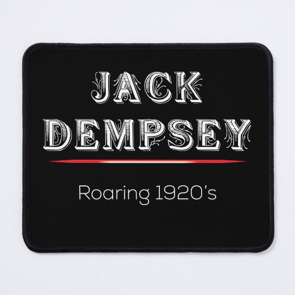 Item preview, Jack Dempsey Vintage Typography Print – Roaring 1920s Boxing Tribute designed and sold by simpledarkwavewisdom.