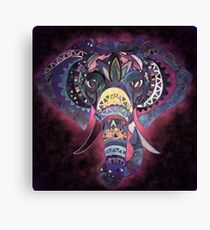 Lienzo Bohemian Mystical Pale Lavender Y Deep Mauve Elefante que brilla intensamente para cualquier persona