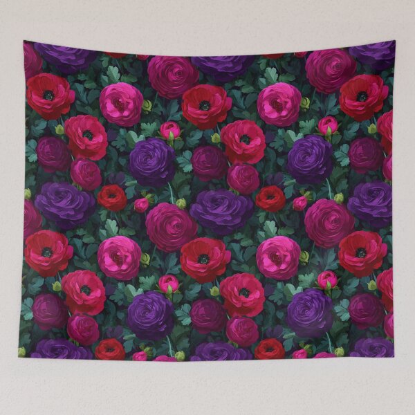 Item preview, Classic Radiant Ranunculus Illustration For Home Accent designed and sold by RoyalStarsPatts.