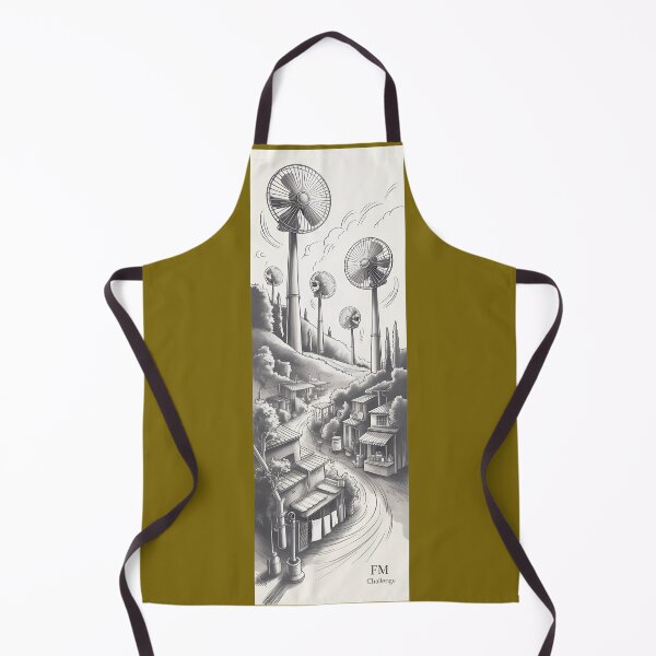 Item preview, Giant Fans Powering A Quaint Village Png By Merch, Limited Edition designed and sold by BRCYNTHIASHOP.