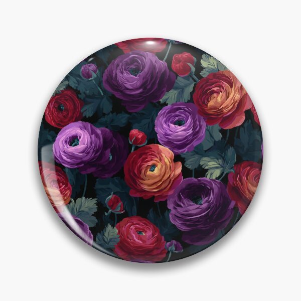 Item preview, Trendy Petaled Ranunculus Illustration For Summer Birthday designed and sold by RoyalStarsPatts.