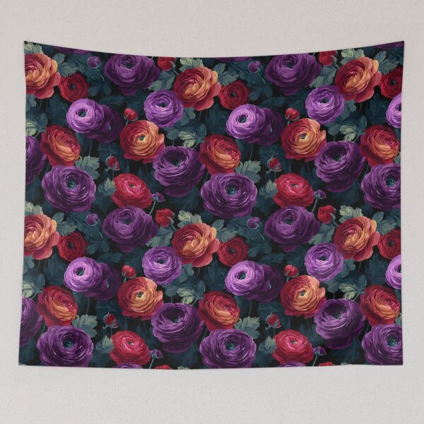 Item preview, Trendy Petaled Ranunculus Illustration For Summer Birthday designed and sold by RoyalStarsPatts.