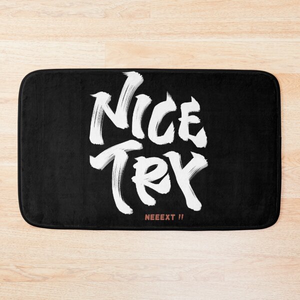 Item preview, Nice try neeext Japanese style calligraphy art designed and sold by Necokite.