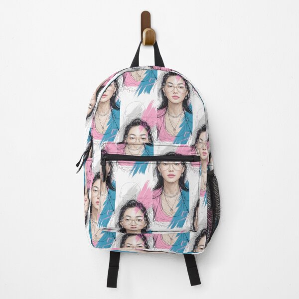 Item preview, Abstract Woman Portrait Pink Blue Strokes By Merch, Limited Edition designed and sold by BRCYNTHIASHOP.
