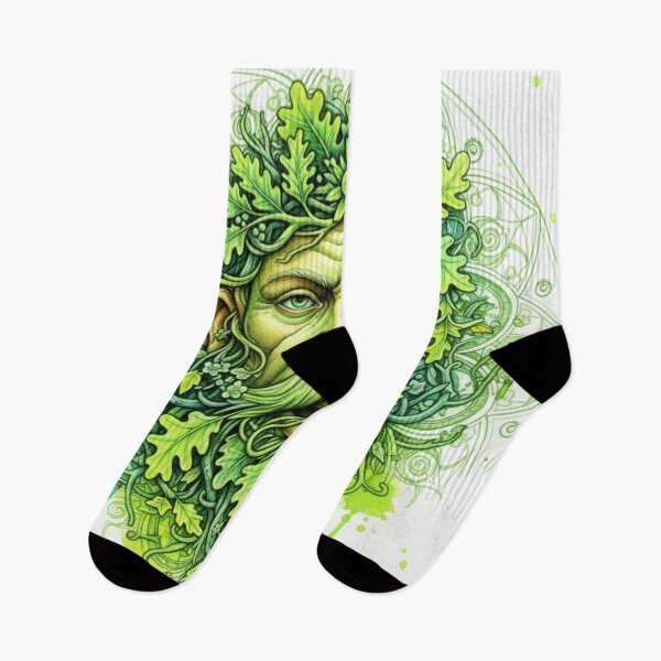 Item preview, Green Man Watercolor Color designed and sold by AlquimiaSolar.