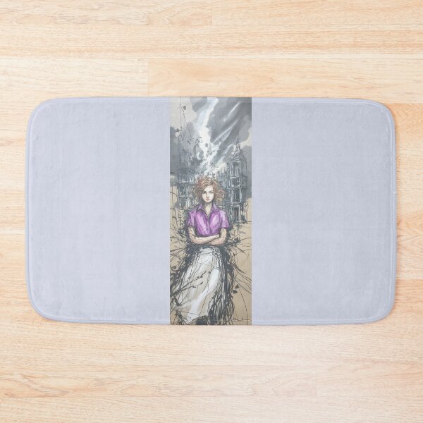 Item preview, Brooding Woman In Abstract Urban Decay Art By Merch, Limited Edition designed and sold by BRCYNTHIASHOP.