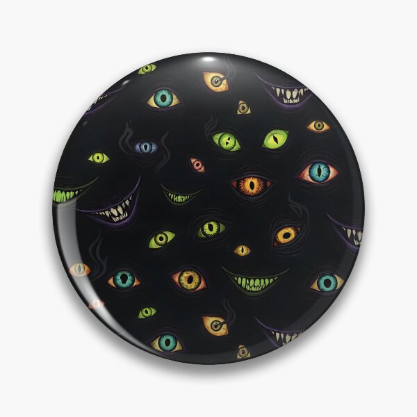 Item preview, Evil Eyes & Smiles Halloween Graphic – Creepy All Over Print Design  designed and sold by JoeZigns81.
