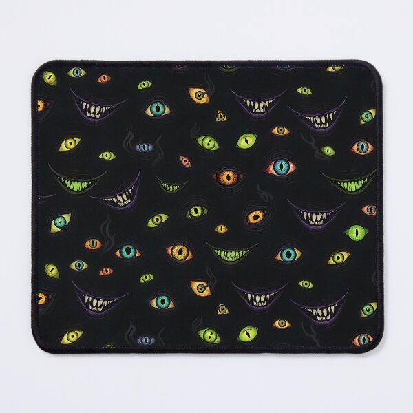 Item preview, Evil Eyes & Smiles Halloween Graphic – Creepy All Over Print Design  designed and sold by JoeZigns81.