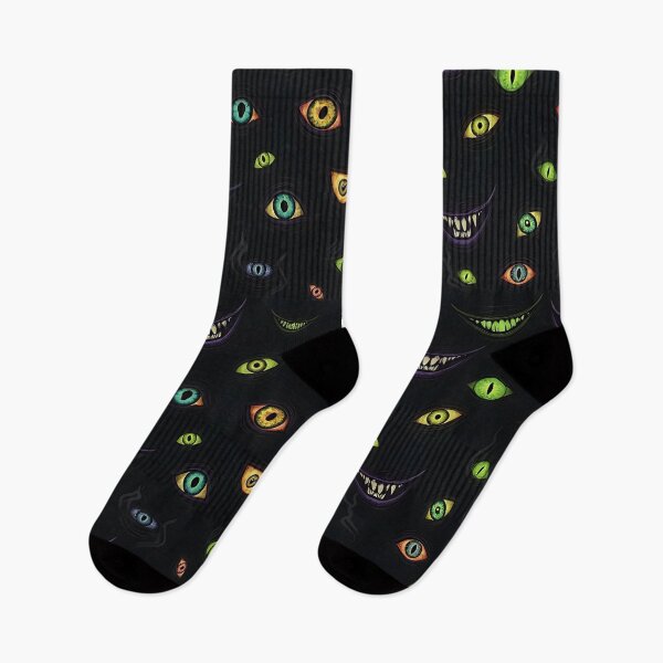 Item preview, Evil Eyes & Smiles Halloween Graphic – Creepy All Over Print Design  designed and sold by JoeZigns81.