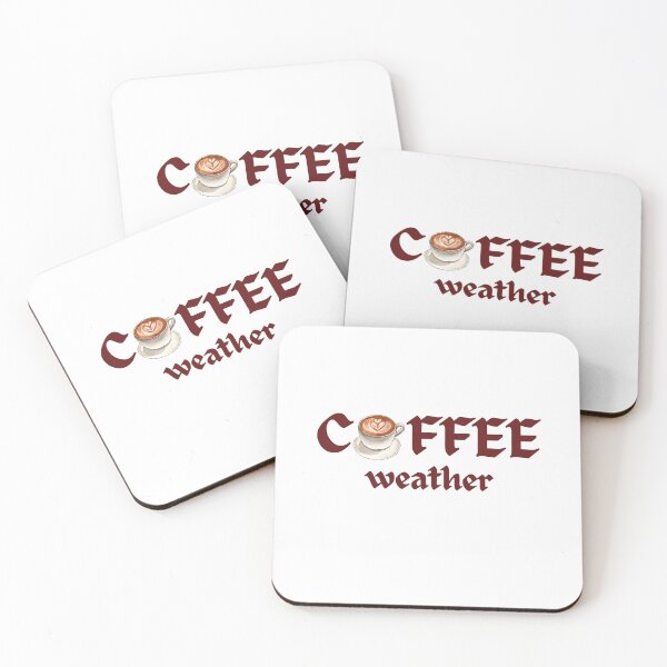 Item preview, Coffee Weather Funny Cozy Autumn Coffee Lover Coffee Classic T-Shirt designed and sold by Omarmadani.