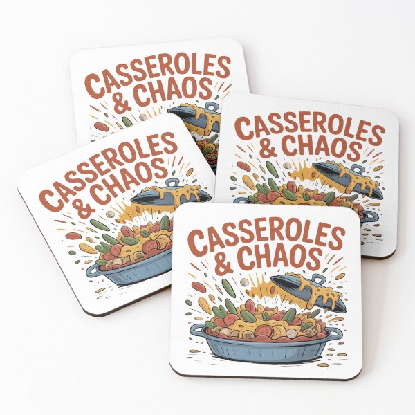 Item preview, Casseroles and Chaos Funny Thanksgiving Kitchen Shirt designed and sold by WSPrintCrafter.