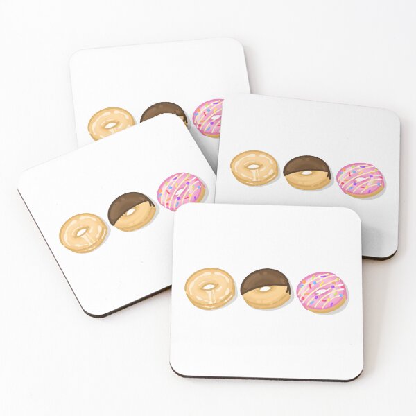 Item preview, Glazed Donut, Half Chocolate Donut, Rainbow Sprinkle Donut designed and sold by JenkDesigns.