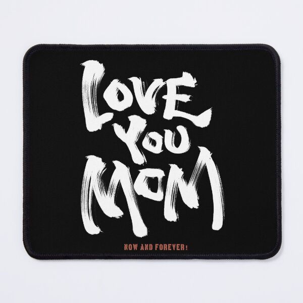 Item preview, Love you Mom ! Japanese style calligraphy art black ver designed and sold by Necokite.