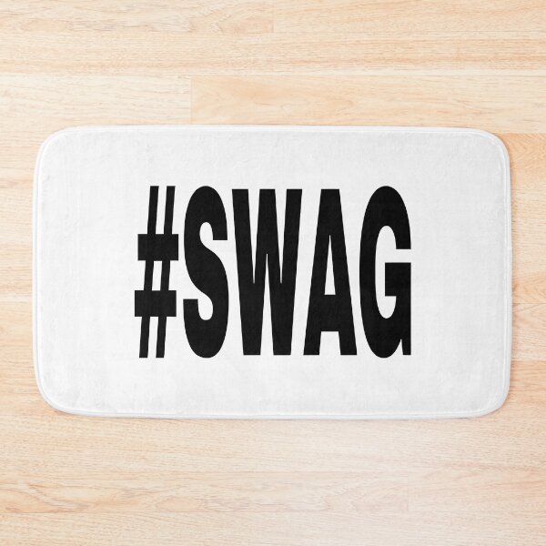Item preview, #SWAG Black Bold Text Design designed and sold by 808Garments.