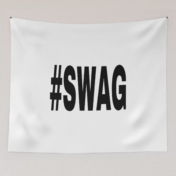 Item preview, #SWAG Black Bold Text Design designed and sold by 808Garments.