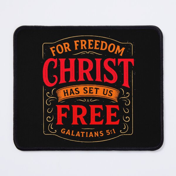 Item preview, Galatians 5:1 For Freedom Christ Has Set Us Free designed and sold by plushism.