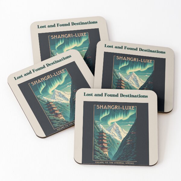 Item preview, Lost and Found Destinations: Shangri-Luxe: The Hidden Peak Resort designed and sold by ThreadEclectic.
