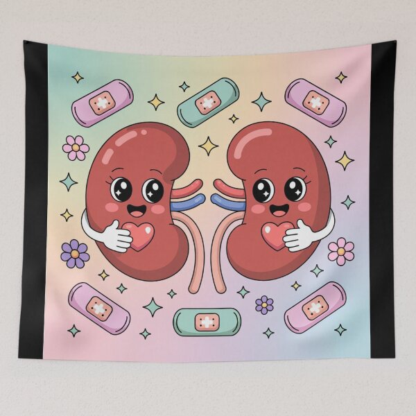 Item preview, Cute Kawaii Kidney Transplant designed and sold by DamioPolArt.