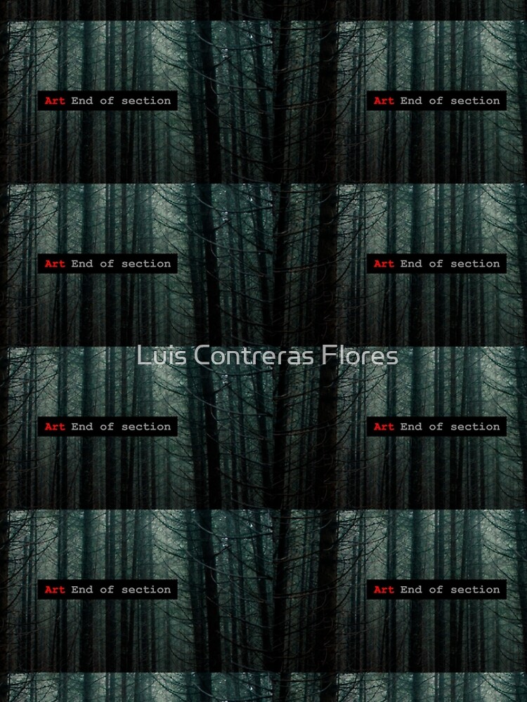 Art End of Section. Forest de luiscontreras
