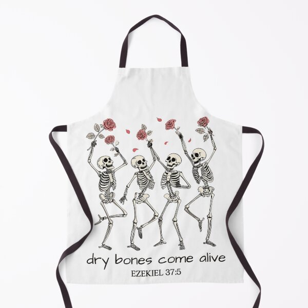 Item preview, Dry Bones Come Alive Ezekiel 37:5 Dancing Skeletons Roses Christian Art designed and sold by MassonCalepon.