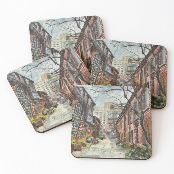 Item preview, Sniffen Court -NYC cityscape designed and sold by Watershadow.
