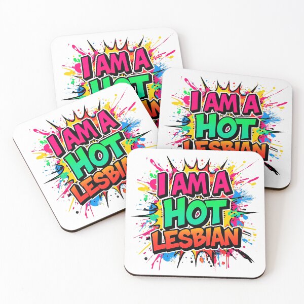 Item preview, I AM A HOT LESBIAN - Rainbow Pride Graffiti Style designed and sold by EchoPrint Co..