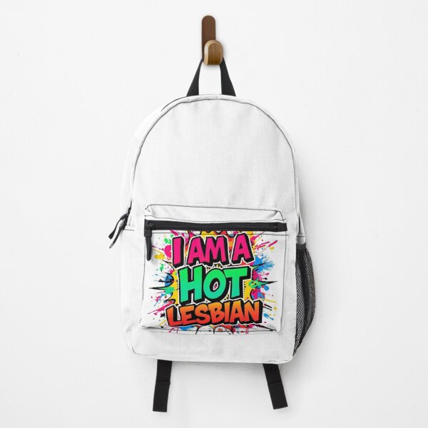 Item preview, I AM A HOT LESBIAN - Rainbow Pride Graffiti Style designed and sold by EchoPrint Co..
