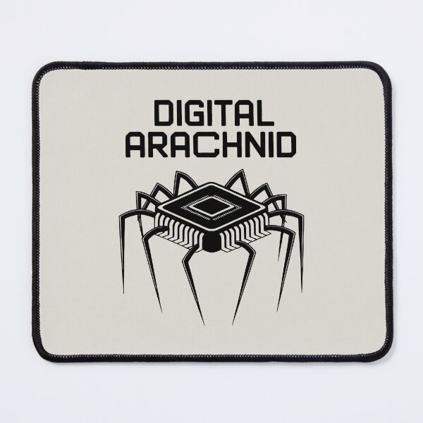 Item preview, High-Tech Arachnid – A Minimalist Fusion of Nature and Code designed and sold by SplashTastic.