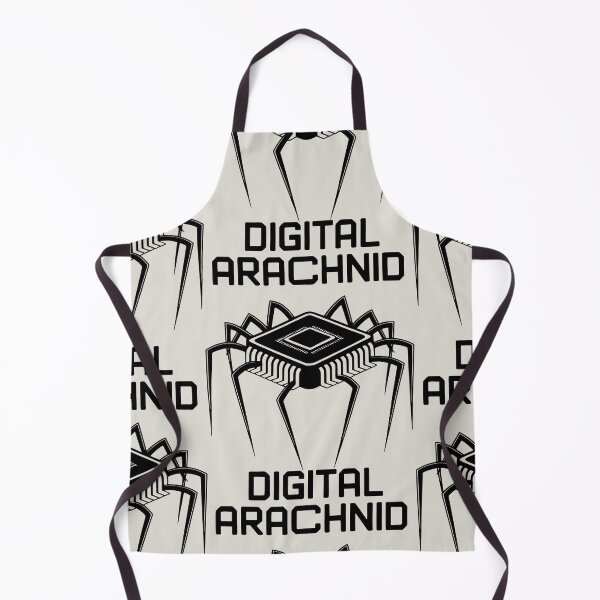 Item preview, High-Tech Arachnid – A Minimalist Fusion of Nature and Code designed and sold by SplashTastic.