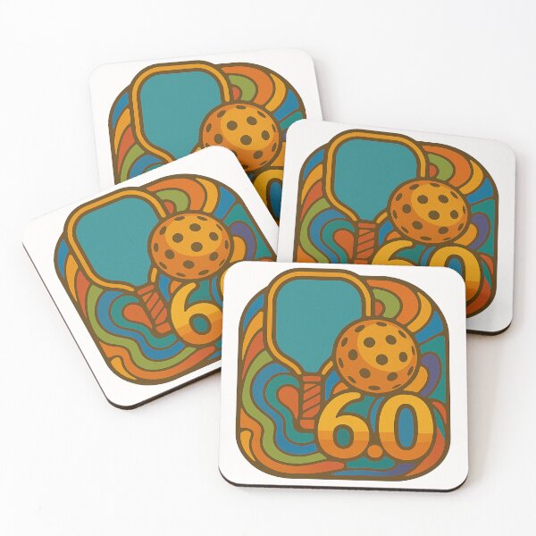 Item preview, 70's Style Pickleball Player Rating 6.0 designed and sold by LovingJoyfully.