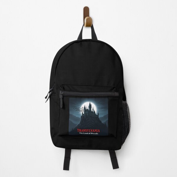 Item preview, Dracula's Castle in Transylvania with Full Moon and Bats designed and sold by Digital Dreams Arts.