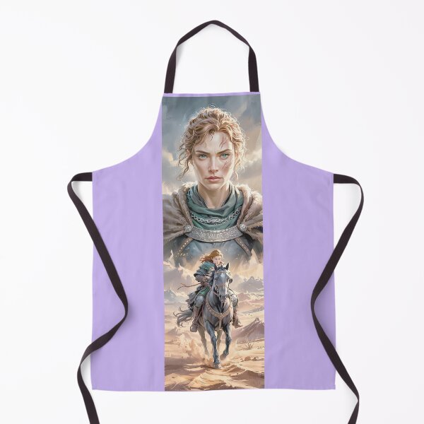Item preview, Warrior Woman On Horseback Desert Landscape Art By Merch, Limited Edition designed and sold by COOPERFRINK.