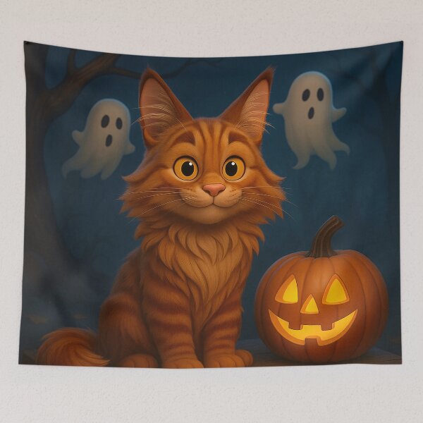 Item preview, Halloween: Oliver, the Pumpkin Phantom designed and sold by ArtsyInventor.