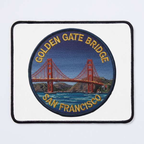 Item preview, Golden Gate Bridge - San Francisco California - Patch Style. designed and sold by TirConnaill.