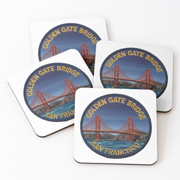 Item preview, Golden Gate Bridge - San Francisco California - Patch Style. designed and sold by TirConnaill.