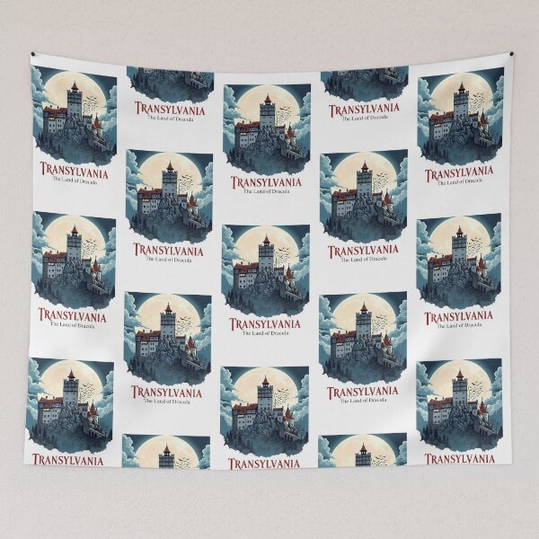 Item preview, Welcome to Transylvania - The Land of Dracula Halloween Design designed and sold by Digital Dreams Arts.