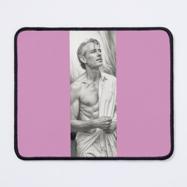 Item preview, Man'S Serene Gaze Bw Art By Merch, Limited Edition designed and sold by COOPERFRINK.