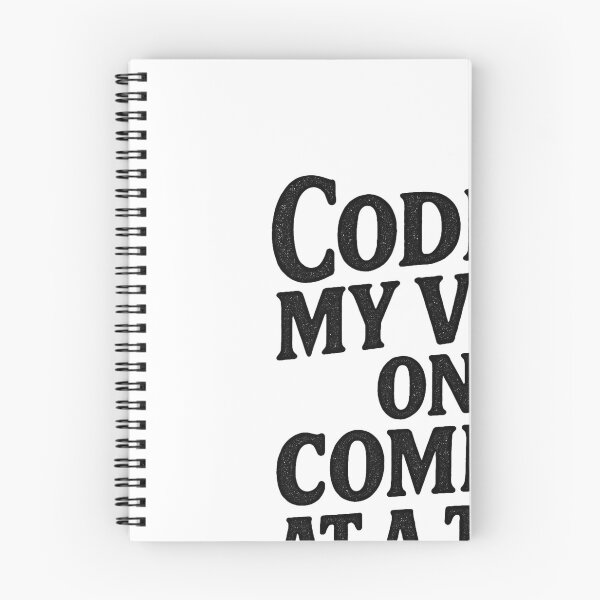 Item preview, Coding my vibe, one commit at a time designed and sold by Programming Jokes.