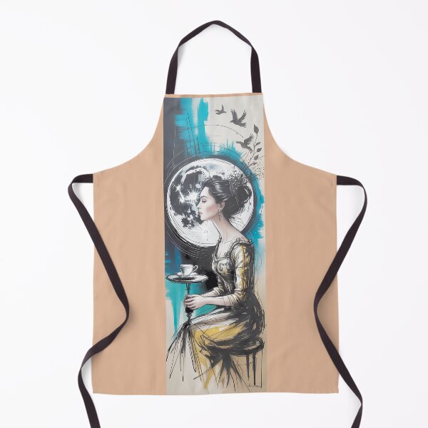 Item preview, Moonlit Brew With A Mysterious Beauty By Merch, Limited Edition designed and sold by COOPERFRINK.